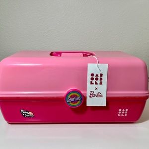 NEW Caboodles X Barbie Ultimate On-The-Go Girl Makeup Case Cali Vibes Limited Ed